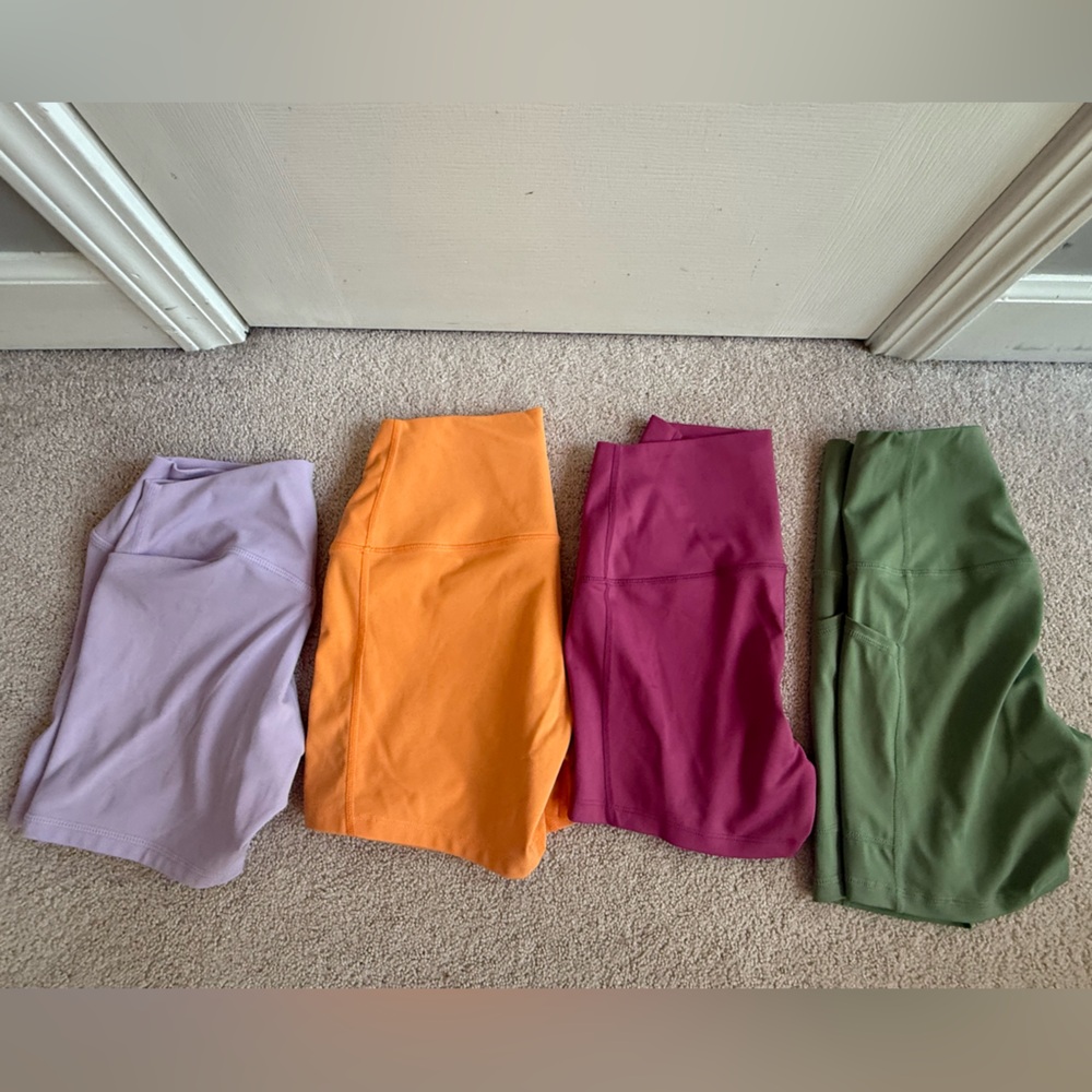 Cleo Harper Women's Bike Shorts - Purple, Orange, Pink, Green